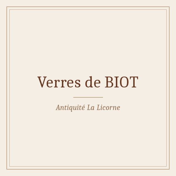 Verres BIOT 001